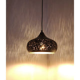 CLA MARRAKESH Black Shade with Gold Interior Pendant Lights