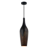 CLA MARRAKESH Black Shade with Gold Interior Pendant Lights