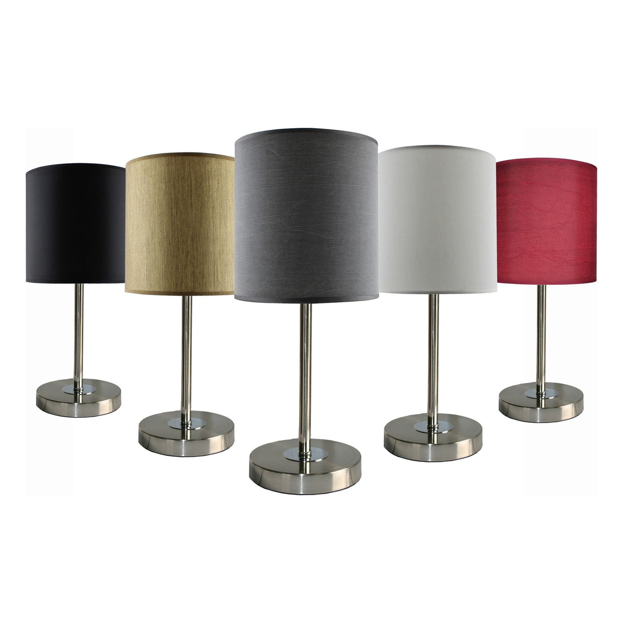 MIX AND MATCH Dano Round Gold Table Lamp by VM Lighting