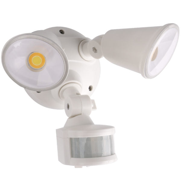 Martec Defender 20W Tricolour LED Security Light Double, sensor option available