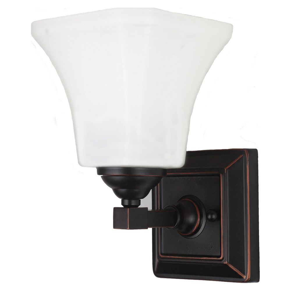 Lighting Inspiration Monroe 1 Lt Wall Bracket Bronze