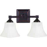 Lighting Inspiration Monroe 2 Lt Wall Bracket Bronze