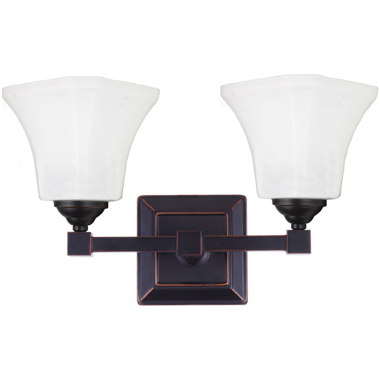 Lighting Inspiration Monroe 2 Lt Wall Bracket Bronze