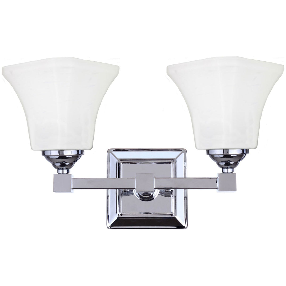 Lighting Inspiration Monroe 2 Lt Wall Bracket Chrome