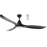 Martec Wave 1320mm DC Ceiling Fan with Remote Control & LED Light