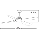 Martec Liberty 56″ Outdoor Ceiling Fan