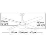 Martec Precision White Ceiling Fan