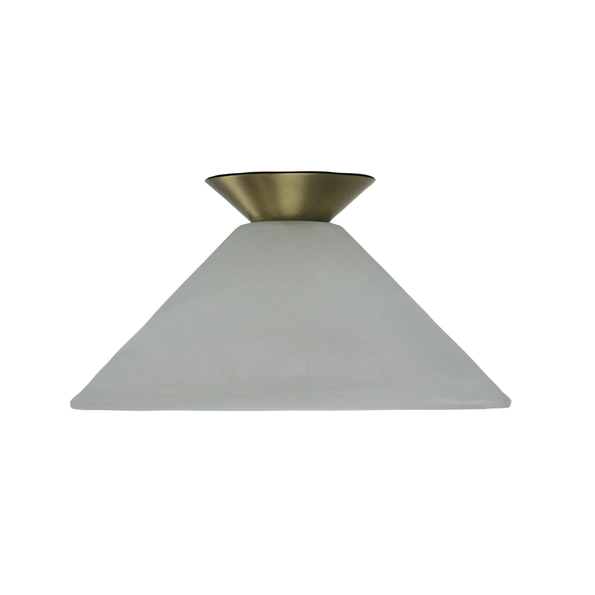 Oriel Lighting VAMP 29cm Alabaster Glass DIY