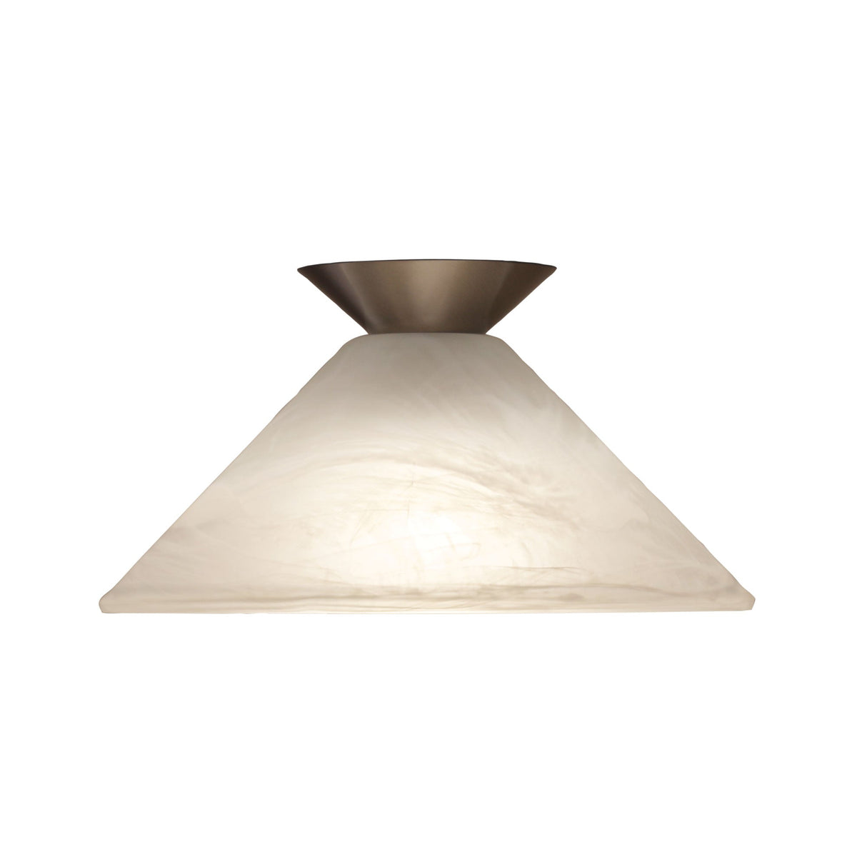 Oriel Lighting VAMP 29cm Alabaster Glass DIY