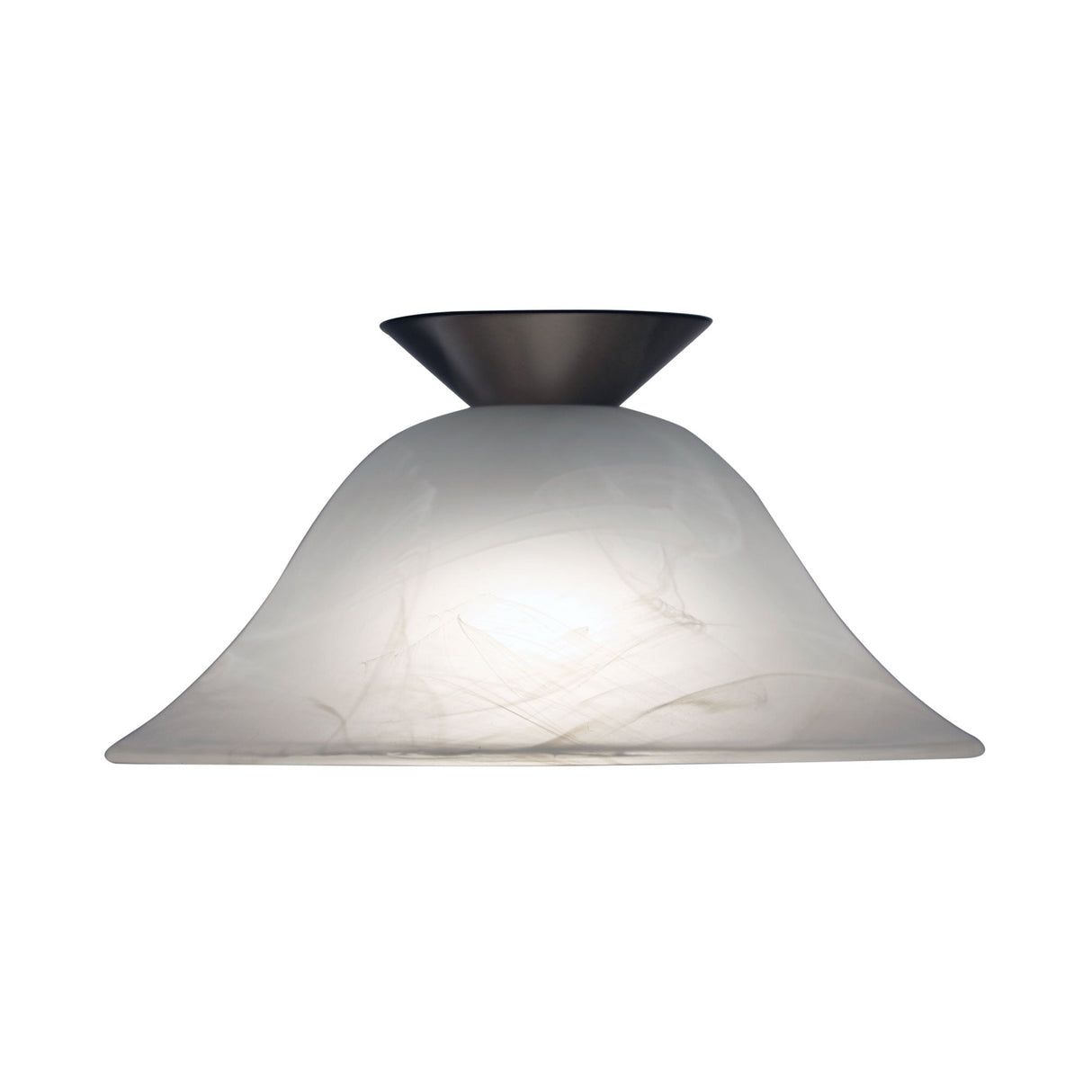 Oriel Lighting PANA 30cm Alabaster Glass DIY