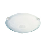 Oriel Lighting REMO 30 Alabaster Glass Ceiling Light with Clips