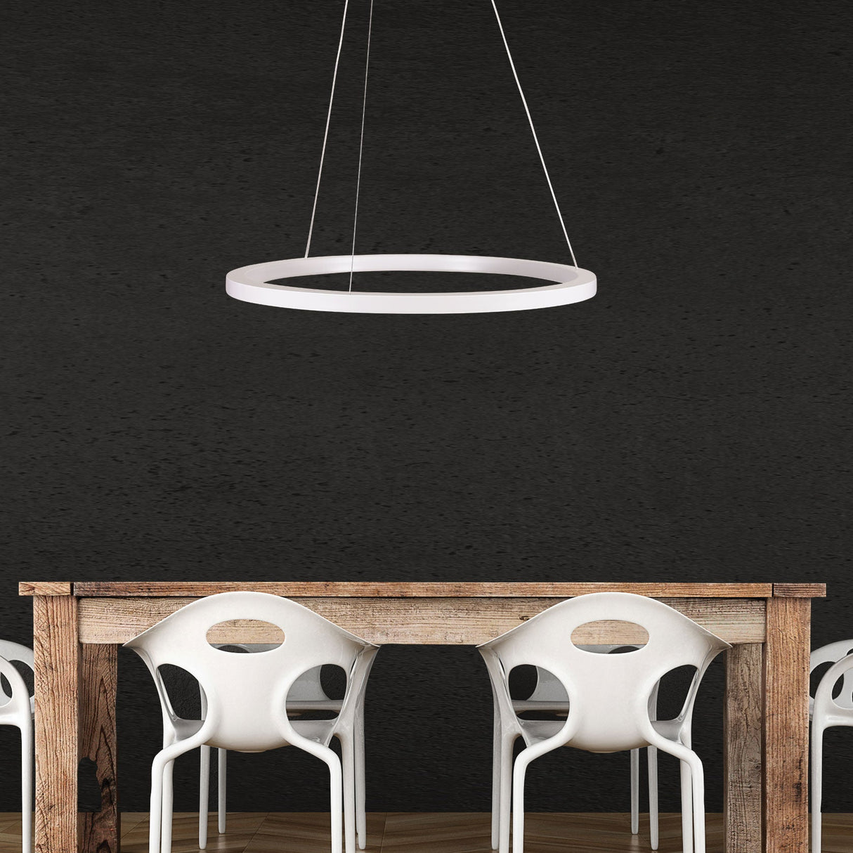 Oriel Lighting NEBULA.60 CCT Modern LED Halo Pendant