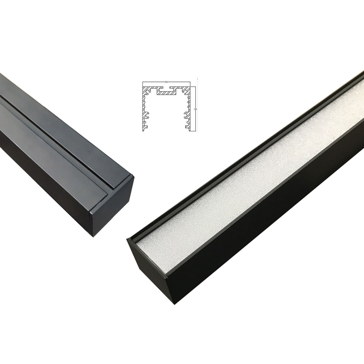 Oriel SHARD.1800 CCT Slimline LED Pendant