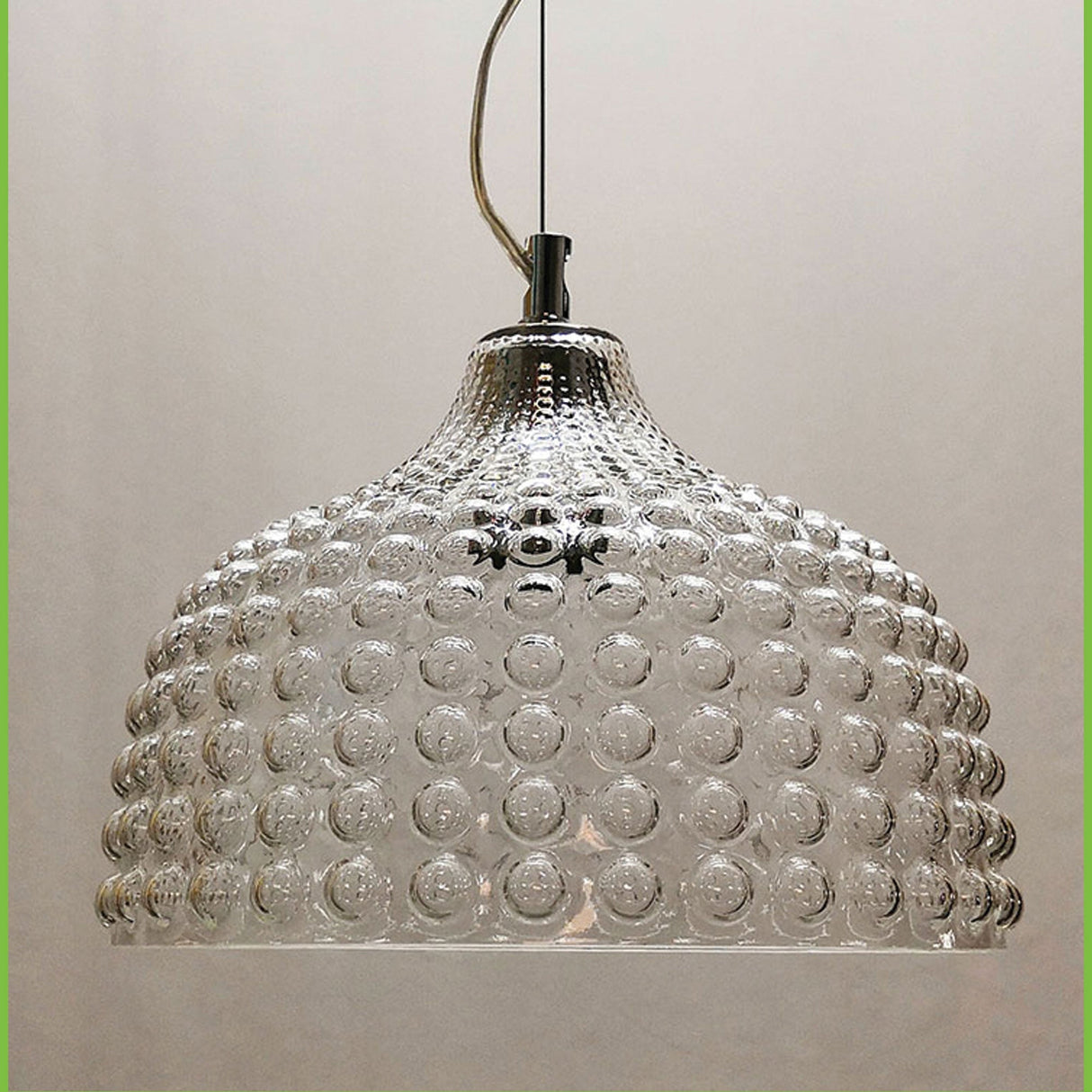 Oriel Cara 28 Clear Glass Pendant