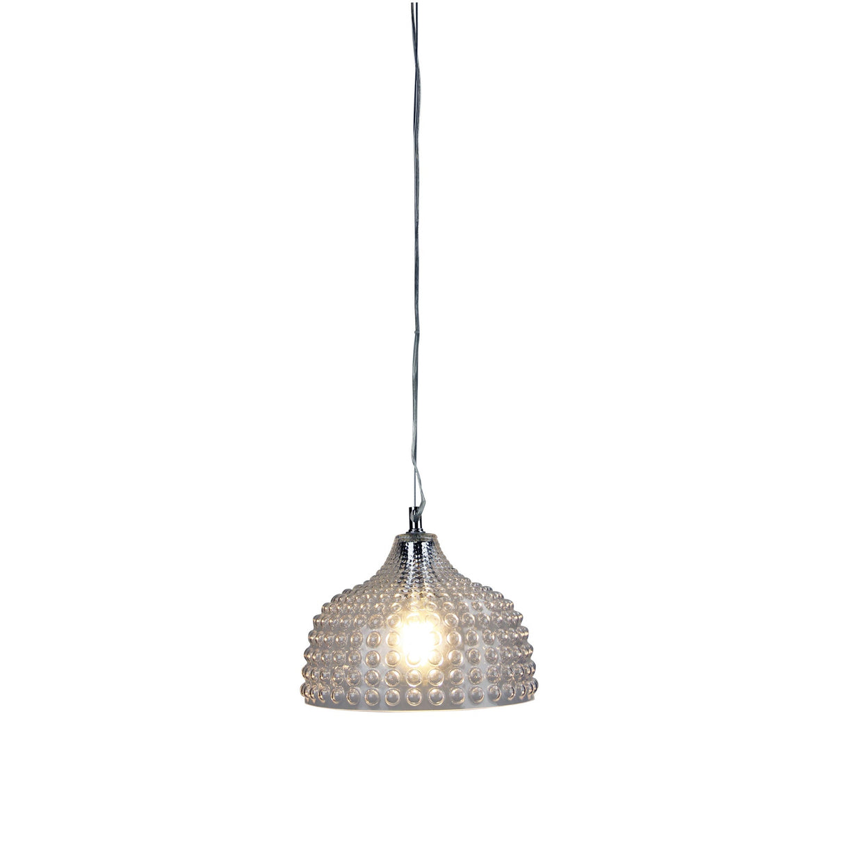 Oriel Cara 28 Clear Glass Pendant