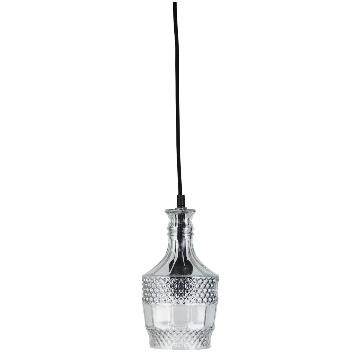 Oriel Lighting DECANT 3 Retro Vintage Cut Glass Pendant
