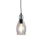 Oriel Lighting AUBURN 1 Clear Glass Single Pendant