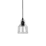 Oriel Lighting AUBURN 2 Clear Glass Single Pendant