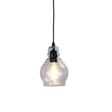 Oriel Lighting AUBURN 3 Clear Glass Single Pendant