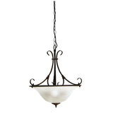 Oriel Gaston 3LT Bronze Traditional Frost Pendant