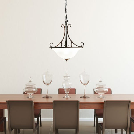 Oriel Gaston 3LT Bronze Traditional Frost Pendant