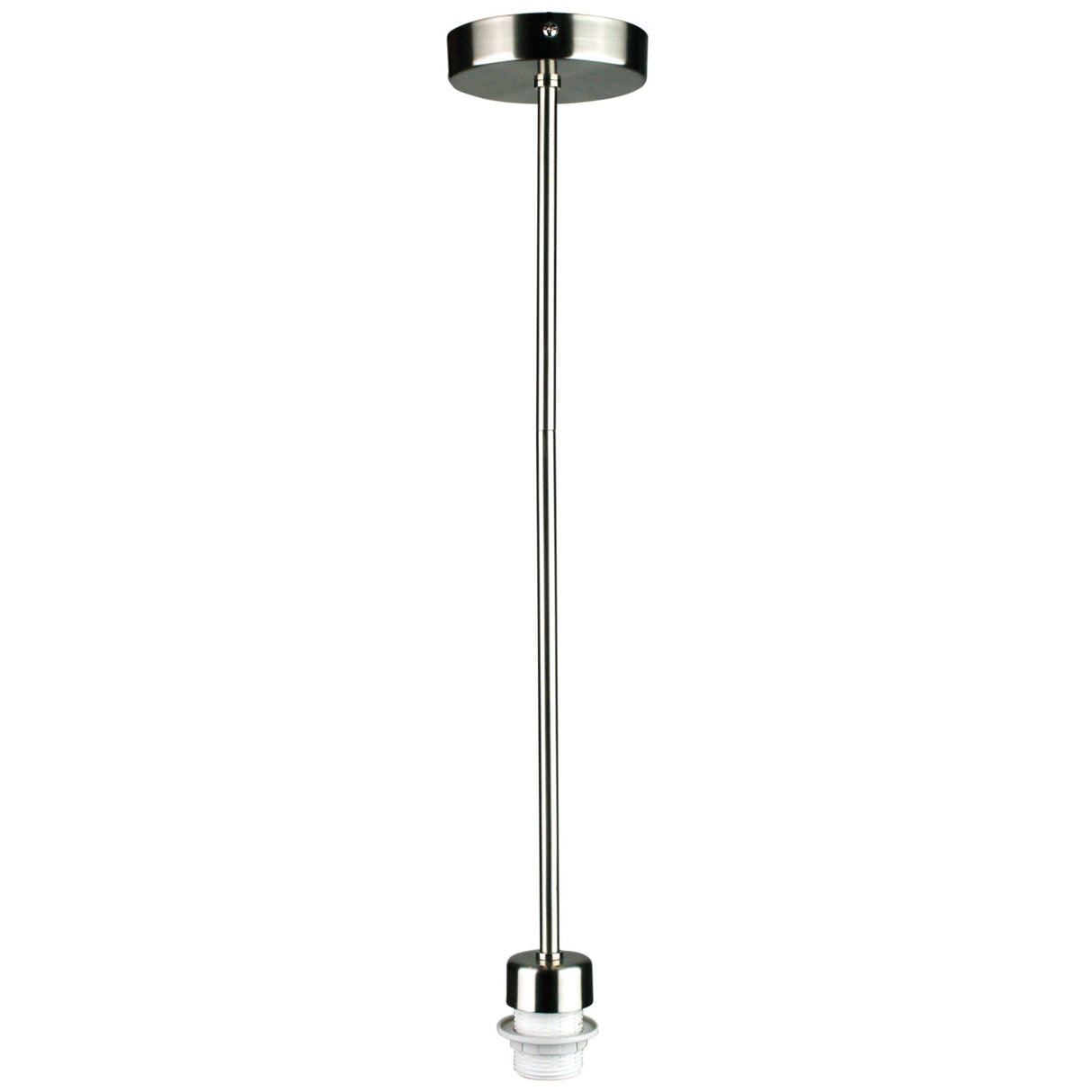 Oriel Lighting Parti Rod Suspension Brushed Chrome E27