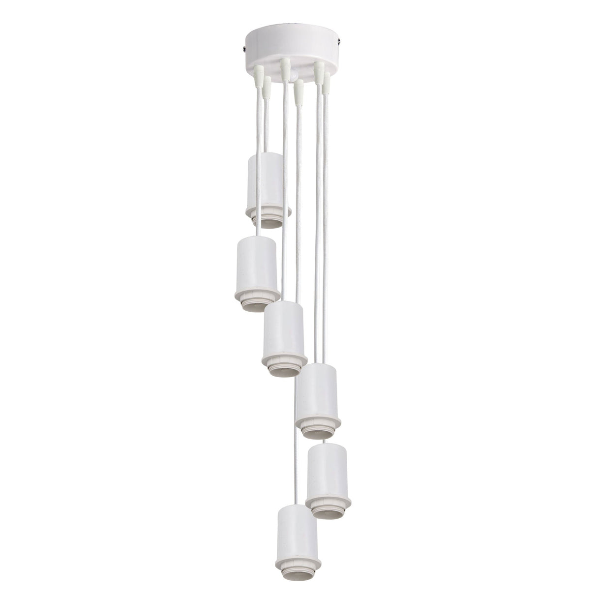 Oriel Lighting POP 6-Light White Pop Dropper