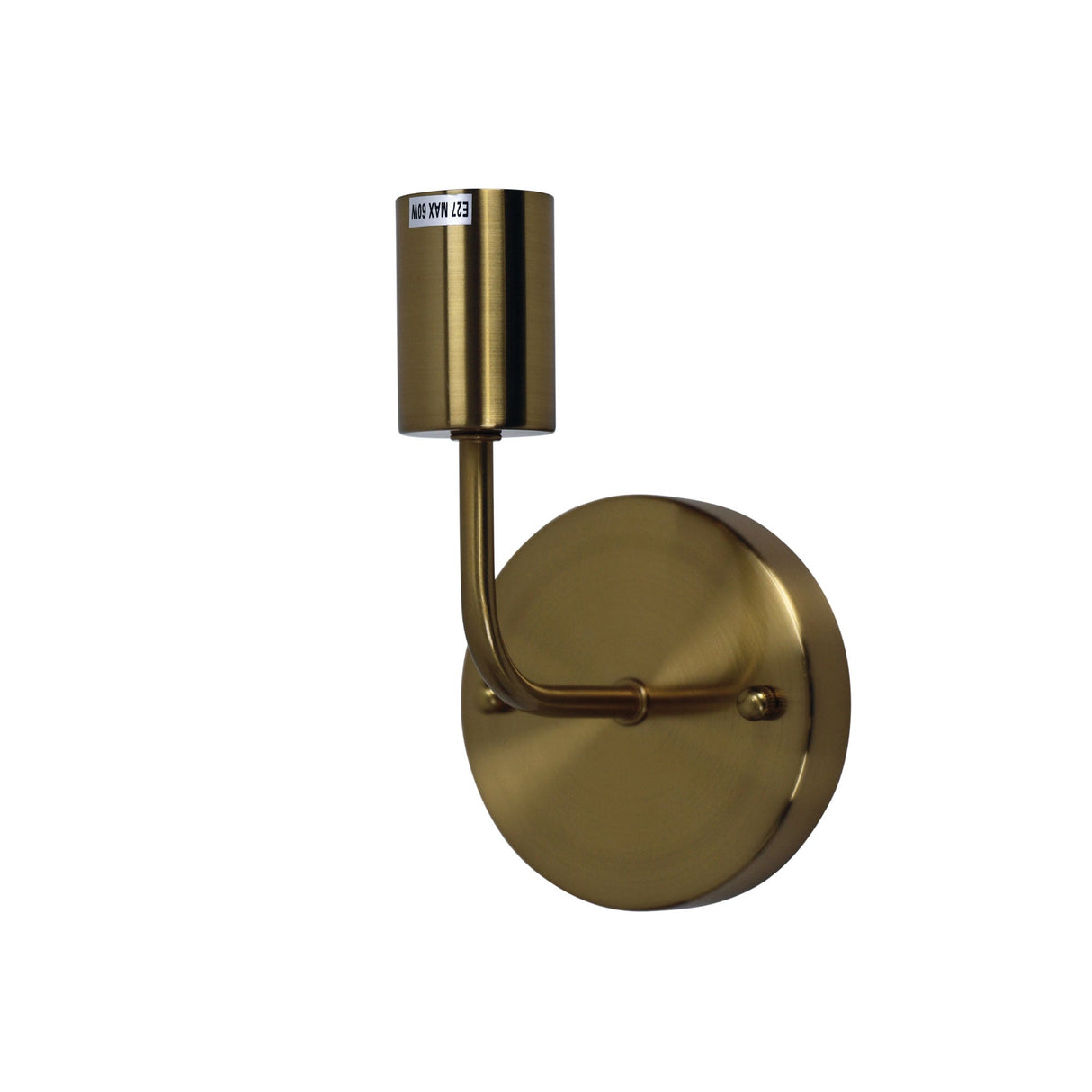 Oriel Lighting PIP Wall Light Brushed Brass