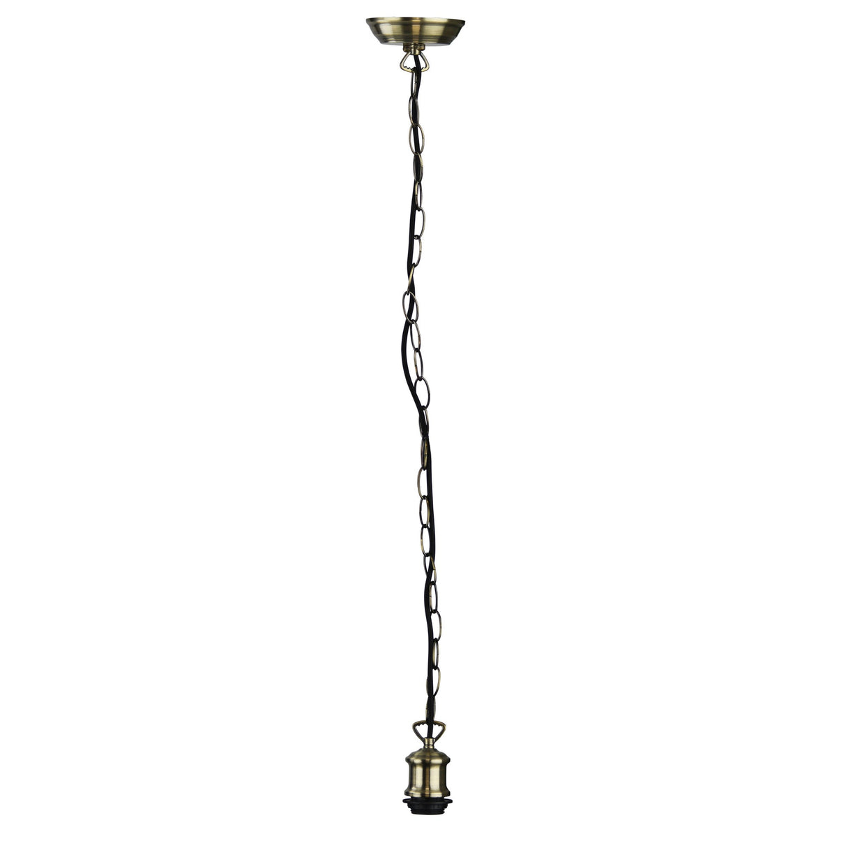 Oriel Lighting Albany Chain Antique Brass Suspension