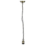 Oriel Lighting Albany Chain Antique Brass Suspension