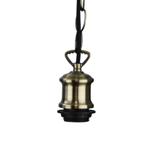 Oriel Lighting Albany Chain Antique Brass Suspension