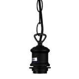 Oriel Lighting Albany Chain Matt Black Suspension