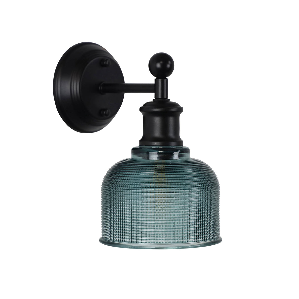 Oriel Lighting Brighton Wall Light Black/Blue