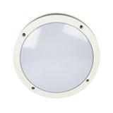 Oriel Lighting TONATO PLAIN White IP54 Outdoor Bulkhead Light