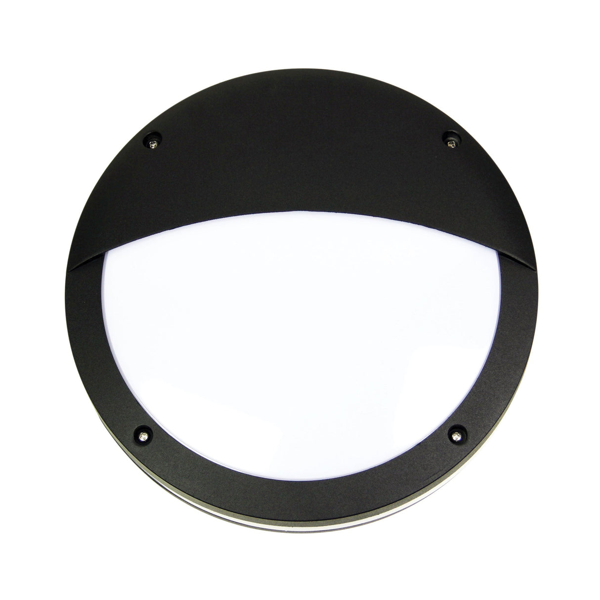 Oriel Lighting TONATO EYELID Black IP54 Outdoor Bulkhead Light