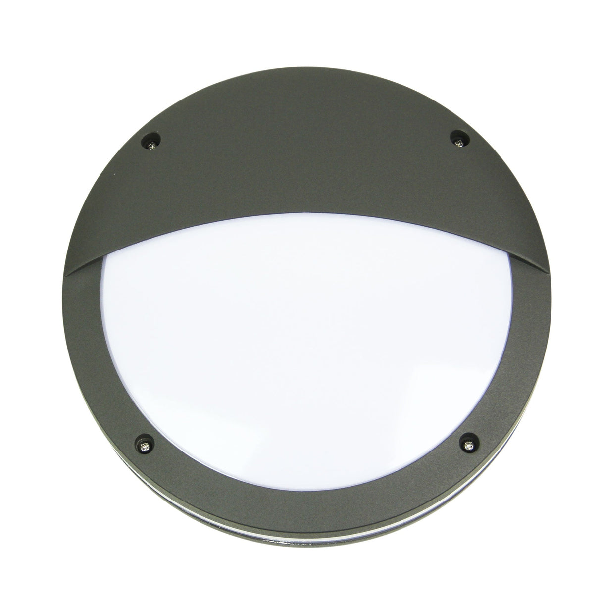 Oriel Lighting TONATO EYELID Graphite IP54 Outdoor Bulkhead Light