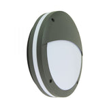 Oriel Lighting TONATO EYELID Graphite IP54 Outdoor Bulkhead Light