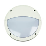 Oriel Lighting TONATO EYELID White IP54 Outdoor Bulkhead Light