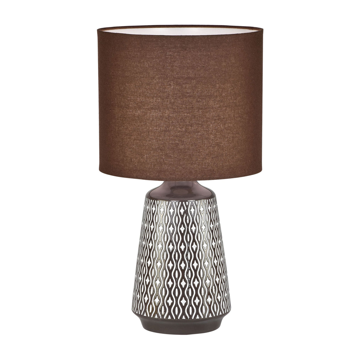 Oriel MOANA Ceramic Table Lamp with Shade in 6 Colours