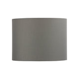 Oriel Lighting 30cm Drum Grey Cotton Shade