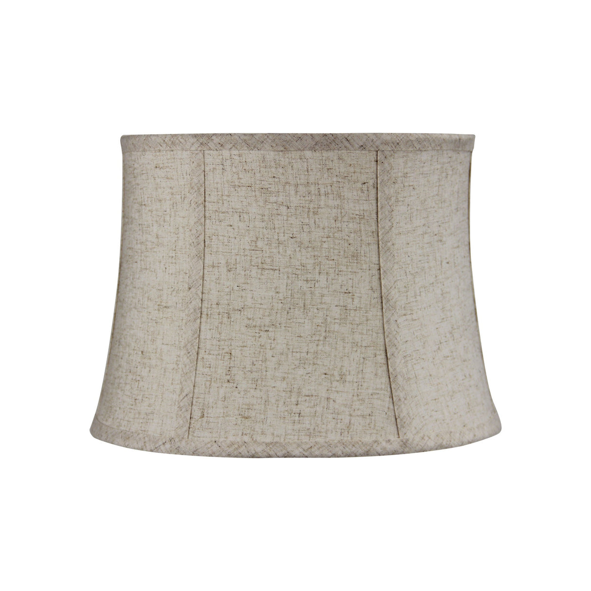 Oriel Lighting 35cm Harp Mount Flax Linen Empire