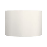 Oriel Lighting 40cm Drum Off-White Ivory Shantung Shade