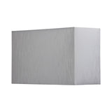 Oriel Lighting 40cm Rectangular Pearl-white Shantung Lamp Shade