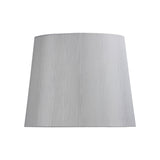 Oriel Lighting 33cm Pearl White Shantung Hardback Shade