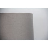 Oriel Lighting 30cm Drum Putty Burlap Shade