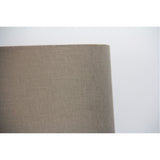 Oriel Lighting 40cm Drum Coffee Burlap Shade