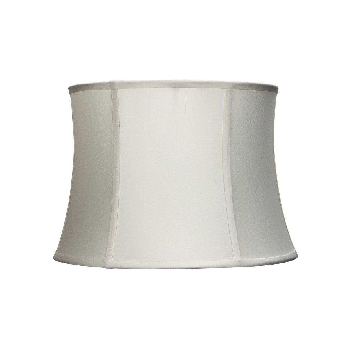 Oriel Lighting 35cm Empire Off-White Shantung Shade