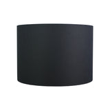 Oriel Lighting 30cm Drum Black Cotton Shade