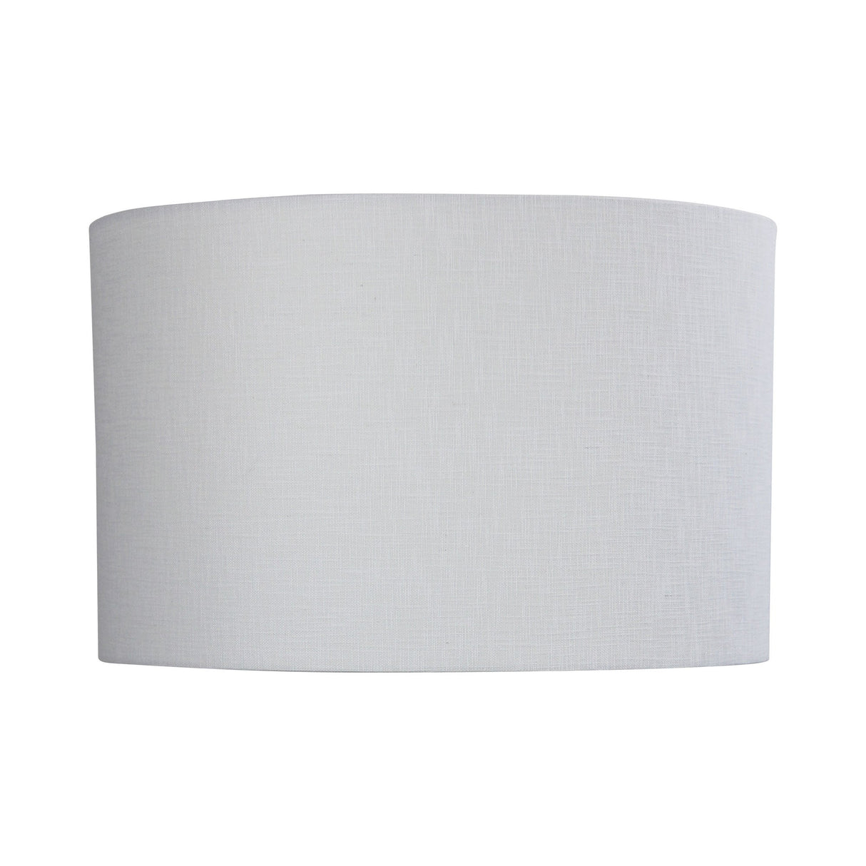 Oriel Lighting 40cm Drum White Linen Shade