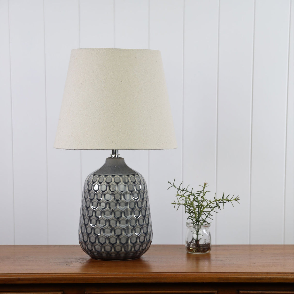 Oriel DARIA Ceramic Table Lamp with Shade